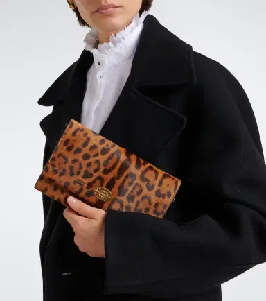Burberry Leopard-print calf hair wallet on chain | Thumbnail 6 Burberry Leopard-print calf hair wallet on chain | Thumbnail 6