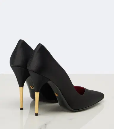 Valentino Garavani Enigme satin pumps | Thumbnail 2 Valentino Garavani Enigme satin pumps | Thumbnail 2