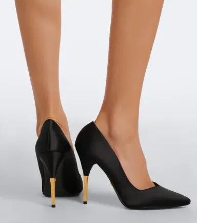 Valentino Garavani Enigme satin pumps | Thumbnail 5 Valentino Garavani Enigme satin pumps | Thumbnail 5