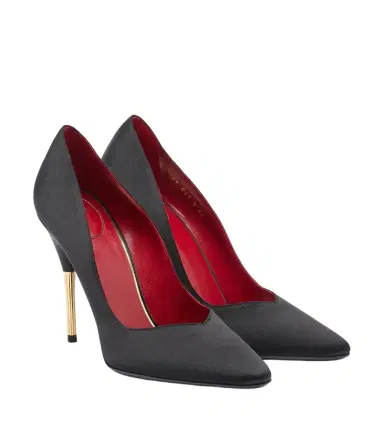 Valentino Garavani Enigme satin pumps | Thumbnail 1 Valentino Garavani Enigme satin pumps | Thumbnail 1
