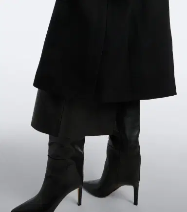 RÓHE Róhe Calf hair-trimmed virgin wool coat | Thumbnail 6 RÓHE Róhe Calf hair-trimmed virgin wool coat | Thumbnail 6