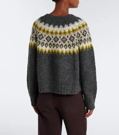 Velvet Fair Isle alpaca and wool-blend sweater | Thumbnail 4 Velvet Fair Isle alpaca and wool-blend sweater | Thumbnail 4