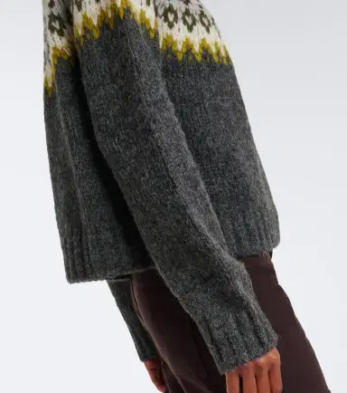 Velvet Fair Isle alpaca and wool-blend sweater | Thumbnail 5 Velvet Fair Isle alpaca and wool-blend sweater | Thumbnail 5