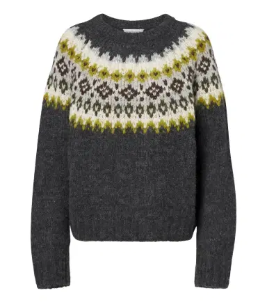 Velvet Fair Isle alpaca and wool-blend sweater | Thumbnail 1 Velvet Fair Isle alpaca and wool-blend sweater | Thumbnail 1