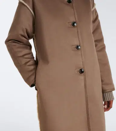 Velvet Yves teddy-trimmed coat | Thumbnail 7 Velvet Yves teddy-trimmed coat | Thumbnail 7
