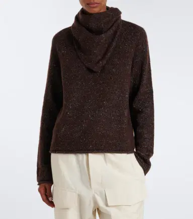 Velvet Kana scarf-detail wool-blend sweater | Thumbnail 5 Velvet Kana scarf-detail wool-blend sweater | Thumbnail 5