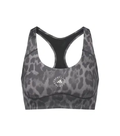 adidas by Stella McCartney Logo leopard-print sports bra | Thumbnail 1 adidas by Stella McCartney Logo leopard-print sports bra | Thumbnail 1