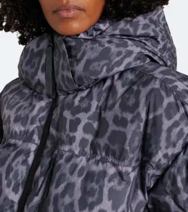adidas by Stella McCartney Hooded leopard-print puffer jacket | Thumbnail 3 adidas by Stella McCartney Hooded leopard-print puffer jacket | Thumbnail 3