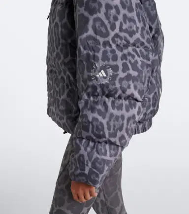 adidas by Stella McCartney Hooded leopard-print puffer jacket | Thumbnail 4 adidas by Stella McCartney Hooded leopard-print puffer jacket | Thumbnail 4