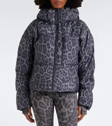 adidas by Stella McCartney Hooded leopard-print puffer jacket | Thumbnail 6 adidas by Stella McCartney Hooded leopard-print puffer jacket | Thumbnail 6