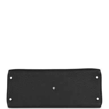 HERMÈS Pre-owned Hermes Kelly 42 Maxi Black Togo Palladium Hardware | Thumbnail 7 HERMÈS Pre-owned Hermes Kelly 42 Maxi Black Togo Palladium Hardware | Thumbnail 7