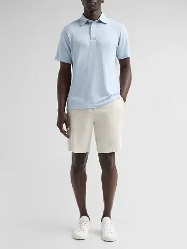 AG Jeans Men's Bryce Stretch-Linen Polo Shirt | Thumbnail 2 AG Jeans Men's Bryce Stretch-Linen Polo Shirt | Thumbnail 2