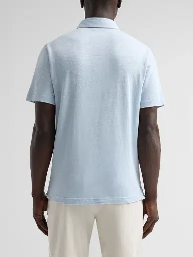 AG Jeans Men's Bryce Stretch-Linen Polo Shirt | Thumbnail 3 AG Jeans Men's Bryce Stretch-Linen Polo Shirt | Thumbnail 3