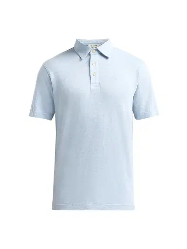 AG Jeans Men's Bryce Stretch-Linen Polo Shirt | Thumbnail 1 AG Jeans Men's Bryce Stretch-Linen Polo Shirt | Thumbnail 1