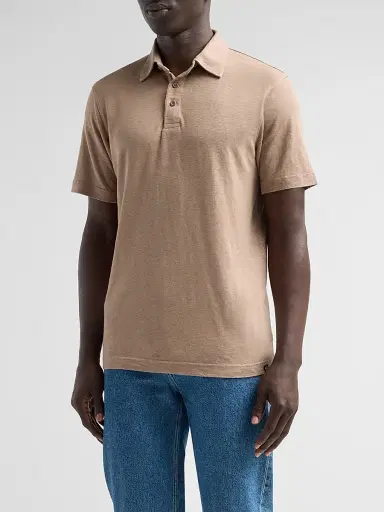 AG Jeans Men's Bryce Stretch-Linen Polo Shirt | Thumbnail 4 AG Jeans Men's Bryce Stretch-Linen Polo Shirt | Thumbnail 4