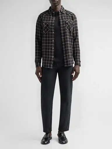 AG Jeans Men's Huston Check Cotton Western Shirt | Thumbnail 2 AG Jeans Men's Huston Check Cotton Western Shirt | Thumbnail 2