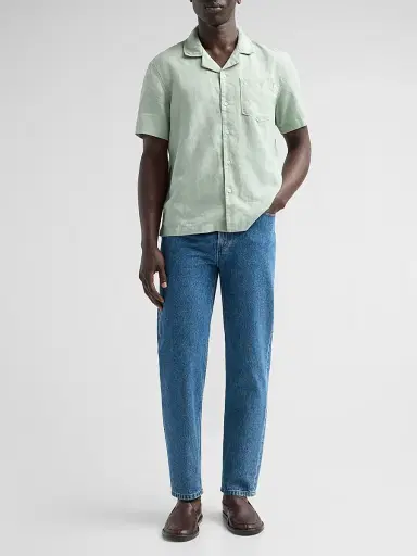 AG Jeans Men's Foster Linen-Cotton Camp Shirt | Thumbnail 2 AG Jeans Men's Foster Linen-Cotton Camp Shirt | Thumbnail 2