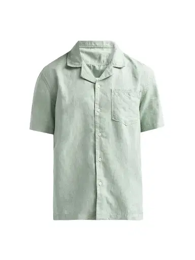 AG Jeans Men's Foster Linen-Cotton Camp Shirt | Thumbnail 1 AG Jeans Men's Foster Linen-Cotton Camp Shirt | Thumbnail 1