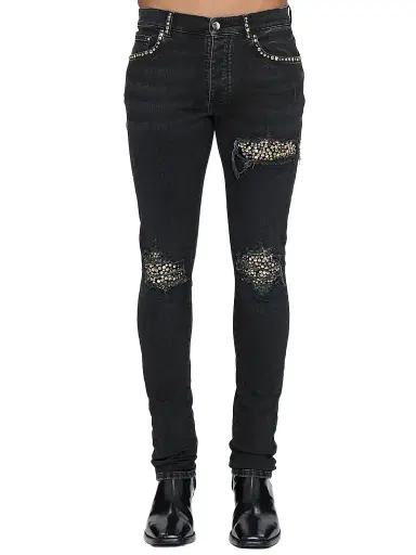 AMIRI Men's Studs Mx1 Skinny Jeans | Thumbnail 1 AMIRI Men's Studs Mx1 Skinny Jeans | Thumbnail 1