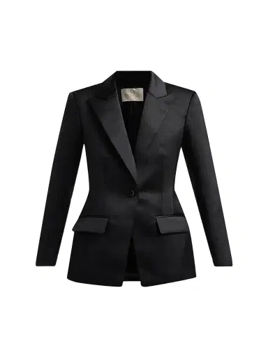 Ulla Johnson Women's Soline Satin Blazer | Thumbnail 1 Ulla Johnson Women's Soline Satin Blazer | Thumbnail 1