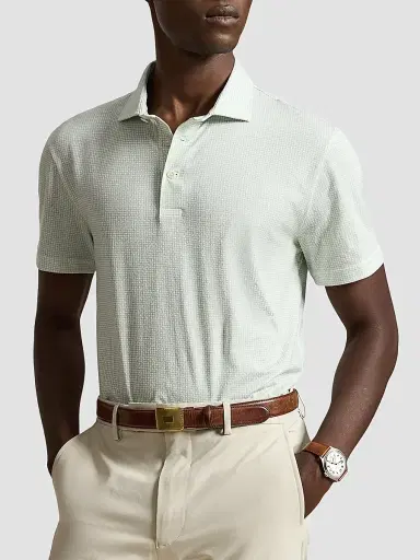 RLX Ralph Lauren Men's Classic-Fit Performance Polo Shirt | Thumbnail 4 RLX Ralph Lauren Men's Classic-Fit Performance Polo Shirt | Thumbnail 4