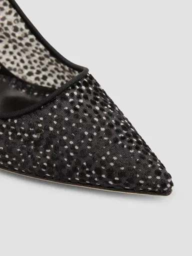 Manolo Blahnik Women's Polka Dot Mesh Stiletto Pumps | Thumbnail 5 Manolo Blahnik Women's Polka Dot Mesh Stiletto Pumps | Thumbnail 5