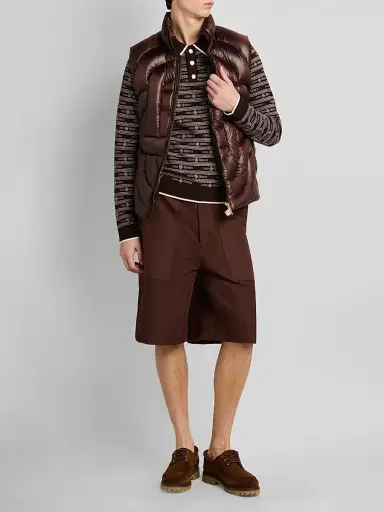 Casablanca Men's Quilted Nylon Puffer Vest | Thumbnail 2 Casablanca Men's Quilted Nylon Puffer Vest | Thumbnail 2