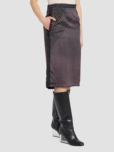 Maison Margiela Women's Paisley Pencil Midi Skirt | Thumbnail 4 Maison Margiela Women's Paisley Pencil Midi Skirt | Thumbnail 4