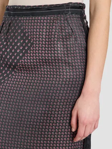 Maison Margiela Women's Paisley Pencil Midi Skirt | Thumbnail 5 Maison Margiela Women's Paisley Pencil Midi Skirt | Thumbnail 5