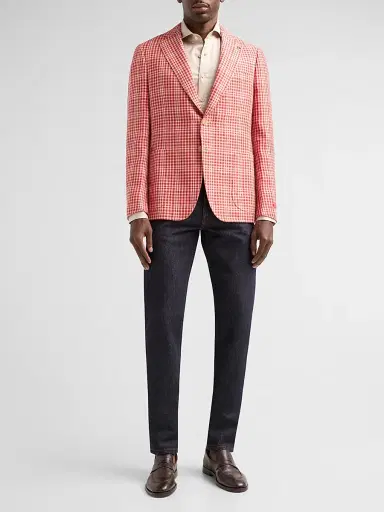 Isaia Men's Jersey Long-Sleeve Shirt | Thumbnail 2 Isaia Men's Jersey Long-Sleeve Shirt | Thumbnail 2