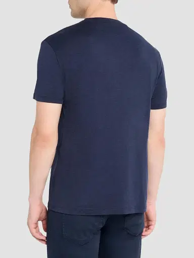 Isaia Men's Pelleovo Silk-Cotton Crewneck T-Shirt | Thumbnail 3 Isaia Men's Pelleovo Silk-Cotton Crewneck T-Shirt | Thumbnail 3