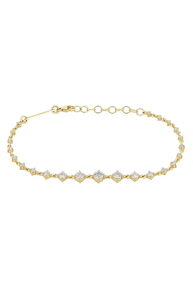 Diamond Linked Graduated Tennis Bracelet Diamond Linked Graduated Tennis Bracelet
