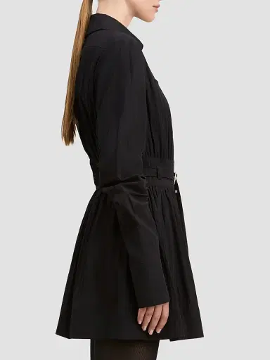 DEREK LAM 10 CROSBY Women's Ethan Crinkle Cotton-Nylon Mini Dress | Thumbnail 5 DEREK LAM 10 CROSBY Women's Ethan Crinkle Cotton-Nylon Mini Dress | Thumbnail 5