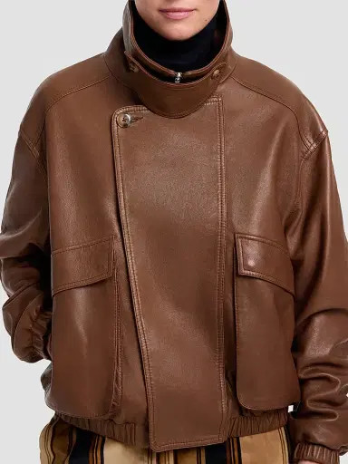 TWP Women's Hunter Leather Jacket | Thumbnail 2 TWP Women's Hunter Leather Jacket | Thumbnail 2