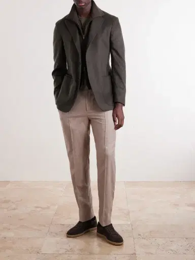 Zegna Oasi Cashmere Zip-Up Blazer - Men | Thumbnail 2 Zegna Oasi Cashmere Zip-Up Blazer - Men | Thumbnail 2