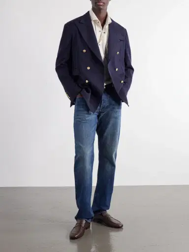 Fortela Travel Double-Breasted Wool-Twill Blazer - Men | Thumbnail 2 Fortela Travel Double-Breasted Wool-Twill Blazer - Men | Thumbnail 2