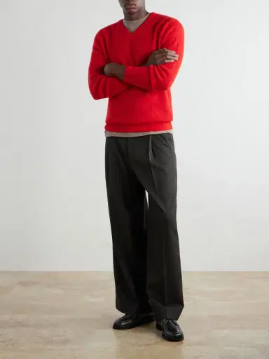 Auralee Alpaca-Blend Sweater - Men | Thumbnail 2 Auralee Alpaca-Blend Sweater - Men | Thumbnail 2