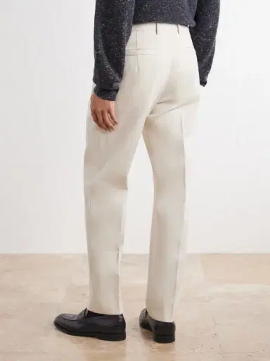 Zegna Straight-Leg Cotton and Wool-Blend Twill Trousers - Men | Thumbnail 4 Zegna Straight-Leg Cotton and Wool-Blend Twill Trousers - Men | Thumbnail 4