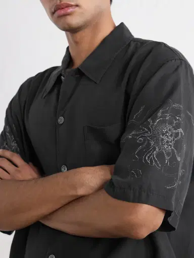 Our Legacy Every Printed Lyocell Shirt - Men | Thumbnail 5 Our Legacy Every Printed Lyocell Shirt - Men | Thumbnail 5