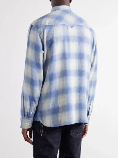 Fortela Josh Checked Cotton Shirt - Men | Thumbnail 4 Fortela Josh Checked Cotton Shirt - Men | Thumbnail 4