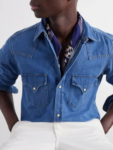 Fortela Ntex Denim Shirt - Men | Thumbnail 5 Fortela Ntex Denim Shirt - Men | Thumbnail 5