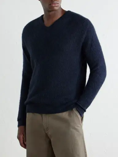 Auralee Alpaca-Blend Sweater - Men | Thumbnail 3 Auralee Alpaca-Blend Sweater - Men | Thumbnail 3