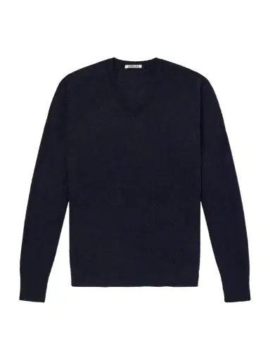 Auralee Alpaca-Blend Sweater - Men | Thumbnail 1 Auralee Alpaca-Blend Sweater - Men | Thumbnail 1