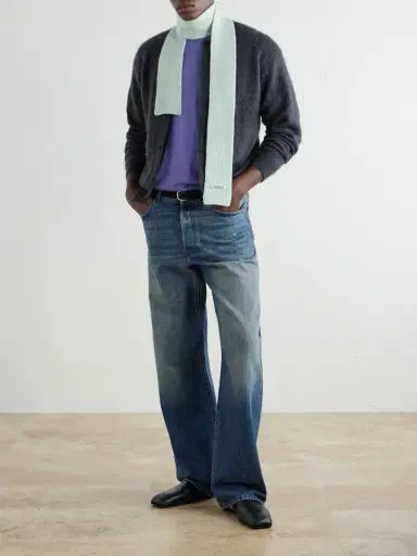 Auralee Cashmere Scarf - Men | Thumbnail 2 Auralee Cashmere Scarf - Men | Thumbnail 2