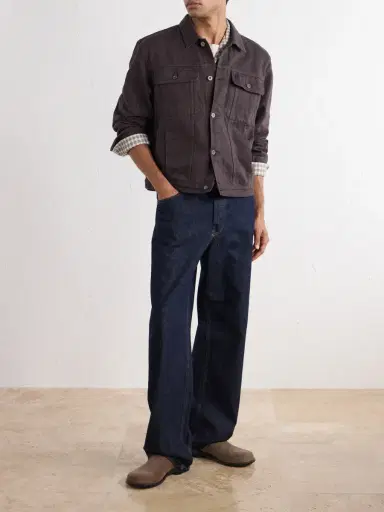 3sixteen Trucker Garment Dyed Cotton-Twill Jacket - Men | Thumbnail 2 3sixteen Trucker Garment Dyed Cotton-Twill Jacket - Men | Thumbnail 2