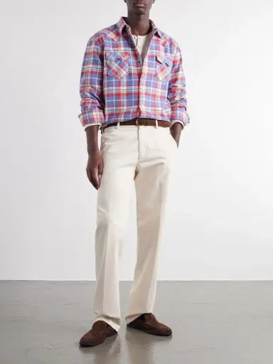 Fortela Josh Checked Cotton Shirt - Men | Thumbnail 2 Fortela Josh Checked Cotton Shirt - Men | Thumbnail 2