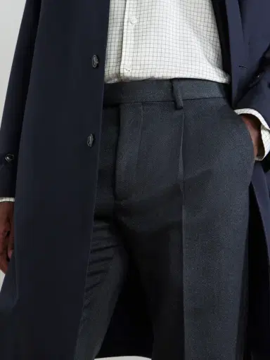 Zegna Straight-Leg Wool and Cashmere-Blend Twill Trousers - Men | Thumbnail 5 Zegna Straight-Leg Wool and Cashmere-Blend Twill Trousers - Men | Thumbnail 5