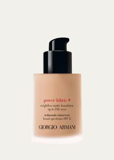 Armani Beauty Power Fabric+ Matte Foundation with Broad-Spectrum SPF 25 | Thumbnail 5 Armani Beauty Power Fabric+ Matte Foundation with Broad-Spectrum SPF 25 | Thumbnail 5