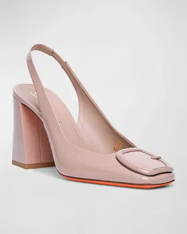 Santoni Peaches 85mm Slingback Pumps | Thumbnail 2 Santoni Peaches 85mm Slingback Pumps | Thumbnail 2