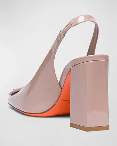 Santoni Peaches 85mm Slingback Pumps | Thumbnail 3 Santoni Peaches 85mm Slingback Pumps | Thumbnail 3